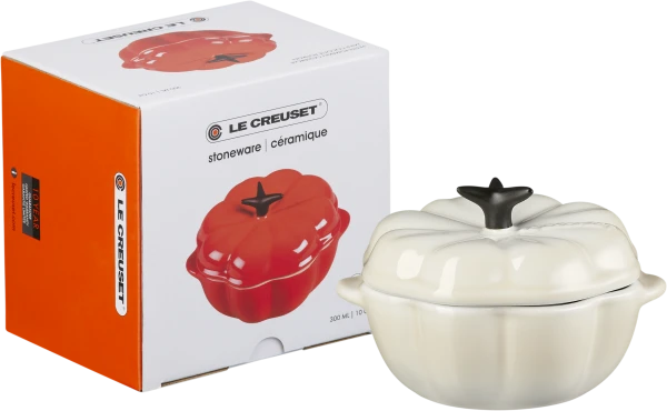 Le Creuset Kürbisförmchen Mit Deckel In Meringue 5 Le Creuset Kürbisförmchen Mit Deckel In Meringue - Image 5