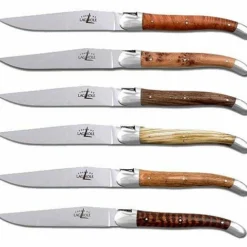 Forge De Laguiole Tafel- Und Steakmesser In Ebenholz/ Edelstahlkappen Glänzend Set Mit 2 Messern 7 Forge De Laguiole Tafel- Und Steakmesser In Ebenholz/ Edelstahlkappen Glänzend Set Mit 2 Messern -STAUB shop Laguiole Edelstahl glaenzend