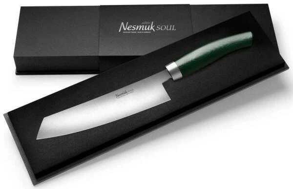 Nesmuk Kochmesser Soul In Micarta Green 2 Nesmuk Kochmesser Soul In Micarta Green - Image 2