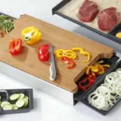 Schneidbox Mit Bambus-Brett -STAUB shop Schneidbox 3 l