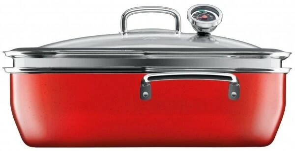 Silit Brat- & Dampfgarsystem Ecompact Mit 2 Einsätzen In Energy Red 4 Silit Brat- & Dampfgarsystem Ecompact Mit 2 Einsätzen In Energy Red - Image 4