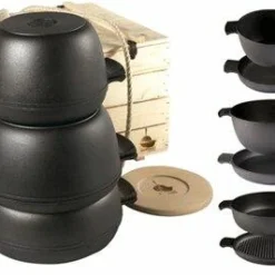 Skeppshult Topfstapel 6 Teile -STAUB shop Skeppshult Topfstapel Einzelteile
