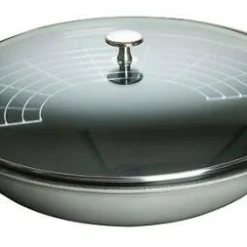 Staub Wok Aus Gusseisen Graphitgrau
