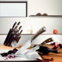 Wüsthof Steakmessersatz Ikon 10 Wüsthof Steakmessersatz Ikon -STAUB shop Wuesthof IKON 1 10 l