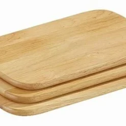 Zassenhaus Frühstücksbrett Gummibaum, 3er-Set