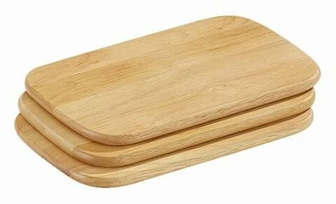 Zassenhaus Frühstücksbrett Gummibaum, 3er-Set 1 Zassenhaus Frühstücksbrett Gummibaum, 3er-Set