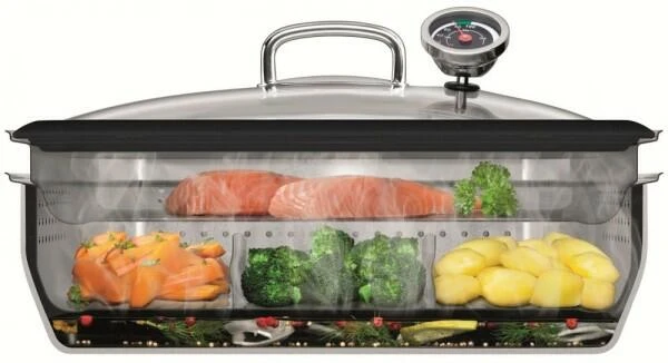 Silit Brat- & Dampfgarsystem Ecompact Mit 2 Einsätzen 5 Silit Brat- & Dampfgarsystem Ecompact Mit 2 Einsätzen - Image 5