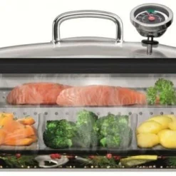 Silit Brat- & Dampfgarsystem Ecompact Mit 2 Einsätzen In Energy Red 12 Silit Brat- & Dampfgarsystem Ecompact Mit 2 Einsätzen In Energy Red -STAUB shop daempfer silit 3d fertig klein