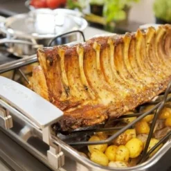 Demeyere Röstpfanne Industry Mit Röstgitter 14 Demeyere Röstpfanne Industry Mit Röstgitter -STAUB shop demeyere DM 11 07 097 l