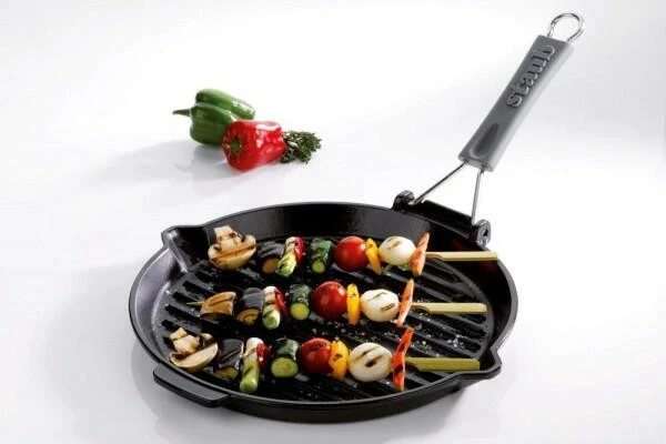 Staub Grillpfanne Rund Aus Gusseisen 2 Staub Grillpfanne Rund Aus Gusseisen - Image 2