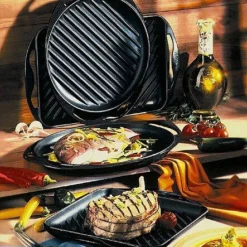 Le Creuset Grillplatte Rund In Schwarz 5 Le Creuset Grillplatte Rund In Schwarz -STAUB shop gripla st 4