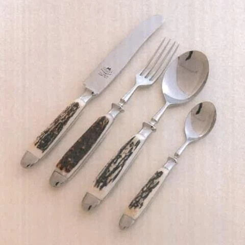 Eichenlaub Saucenlöffel Aus Hirschhorn 1 Eichenlaub Saucenlöffel Aus Hirschhorn