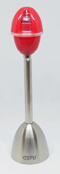 GEFU Eierköpfer Mit Salzstreuer In Rot 1 GEFU Eierköpfer Mit Salzstreuer In Rot